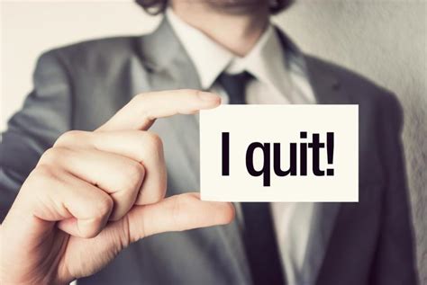what does it mean to voluntarily quit